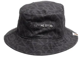 A Bathing Ape Corduroy Monogram Bucket Hat