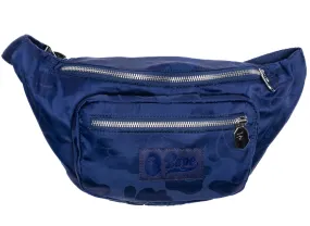 A Bathing Ape Tonal Solid Camo Waist Bag in Navy