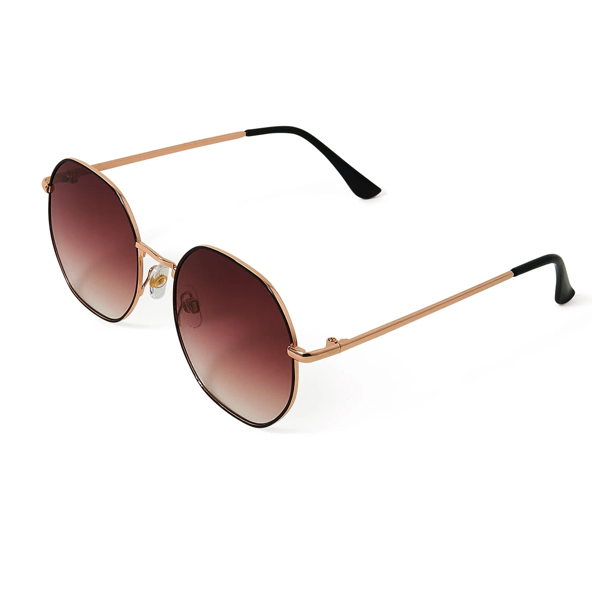 Accessorize London Women's Ombre Lense Round Sunglasses