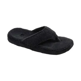 Acorn Women's Spa Thong Slipper - Black