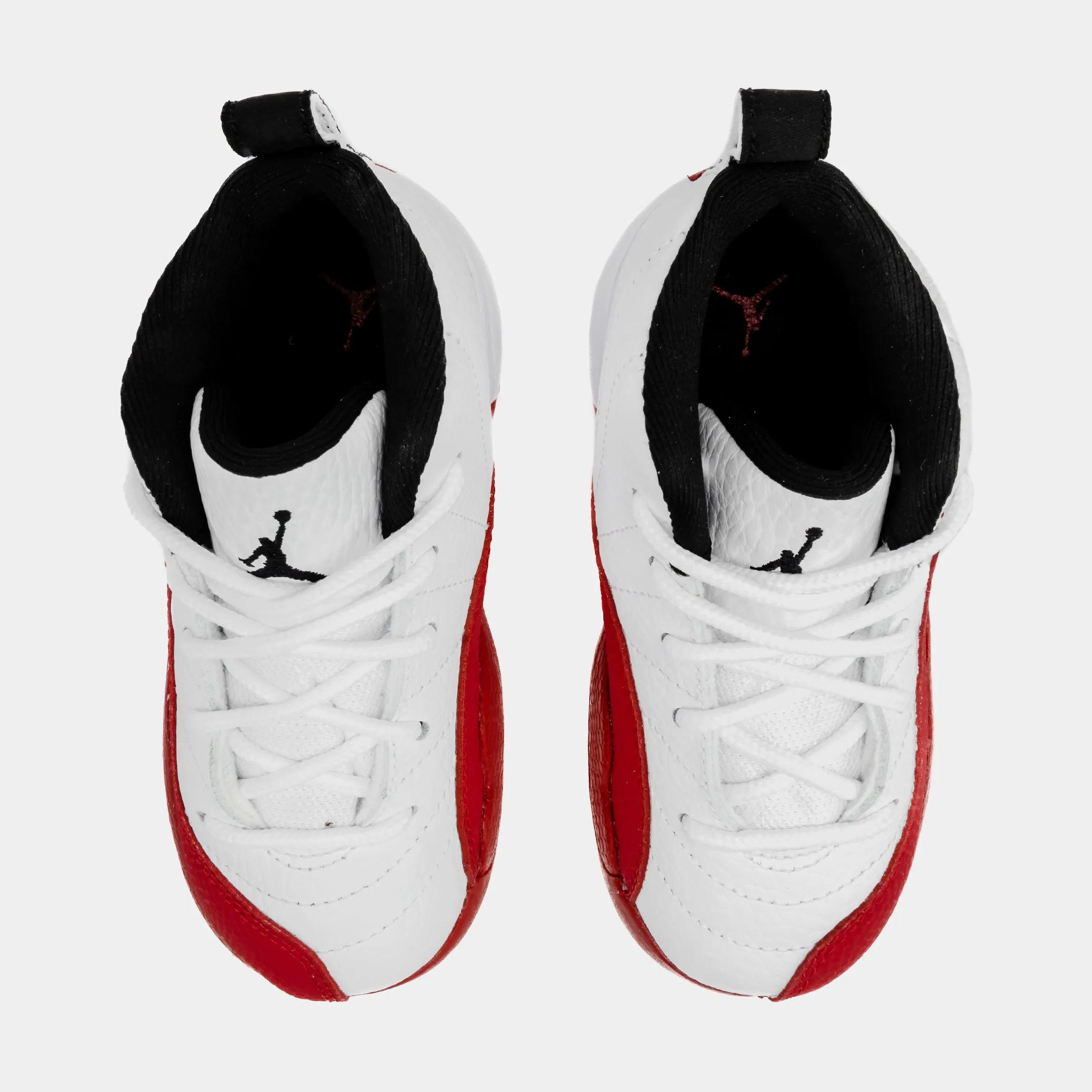 Air Jordan 12 Retro Cherry Red Infant Toddler Lifestyle Shoes (Cherry Red/White)