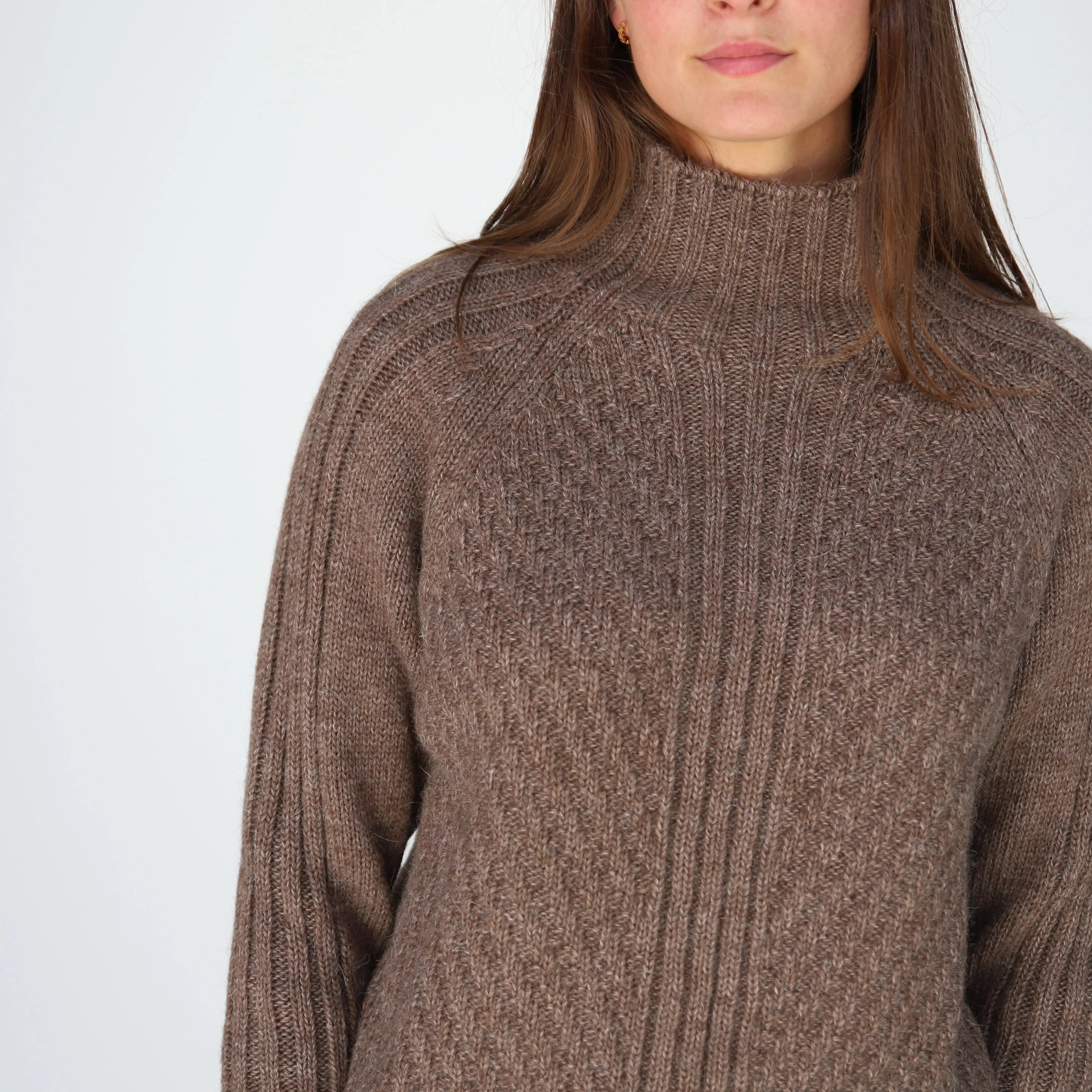 ALPACA RAY JUMPER PEPPERCORN