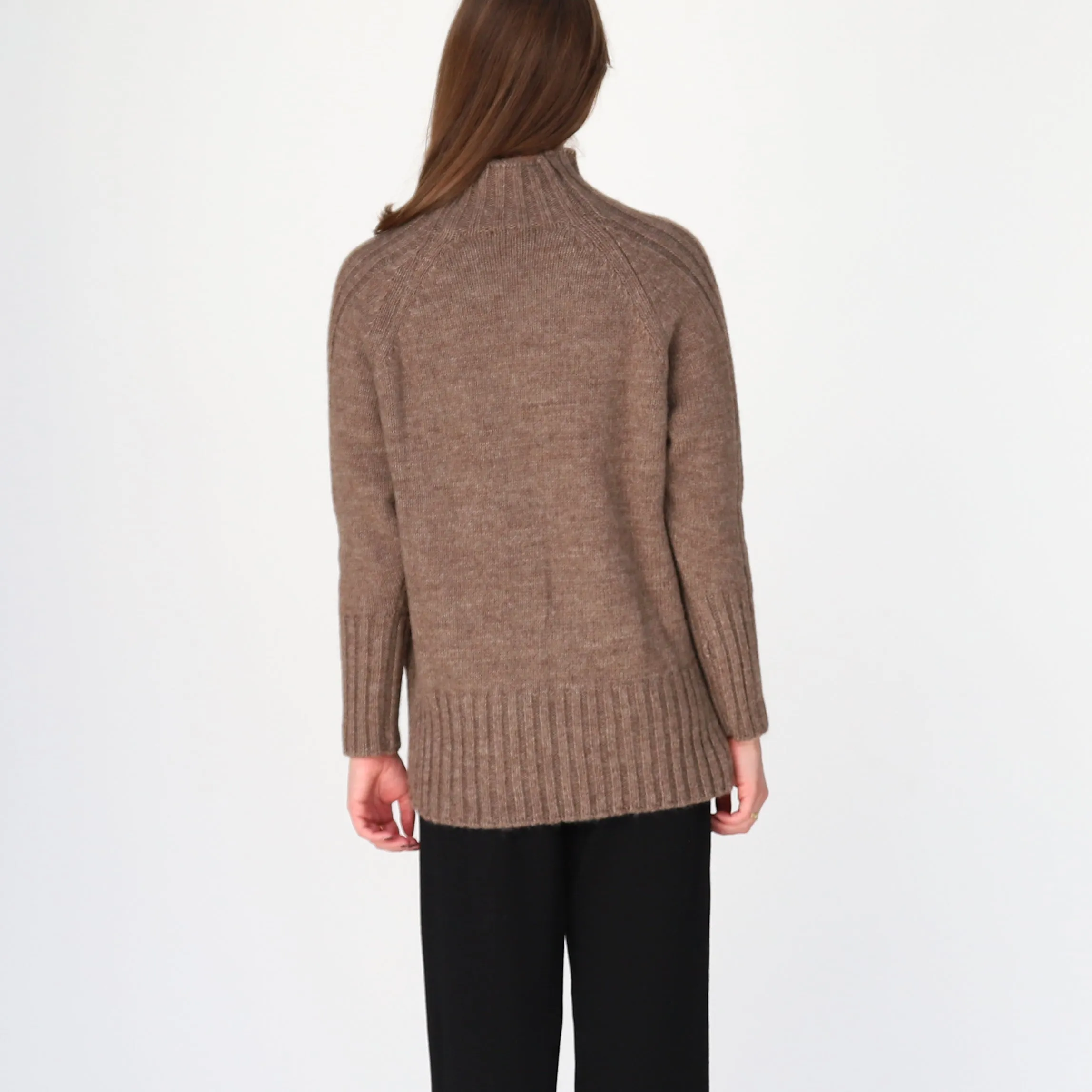 ALPACA RAY JUMPER PEPPERCORN