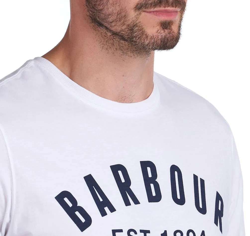 Barbour Men's Ridge Logo T-Shirt - Short Sleeved