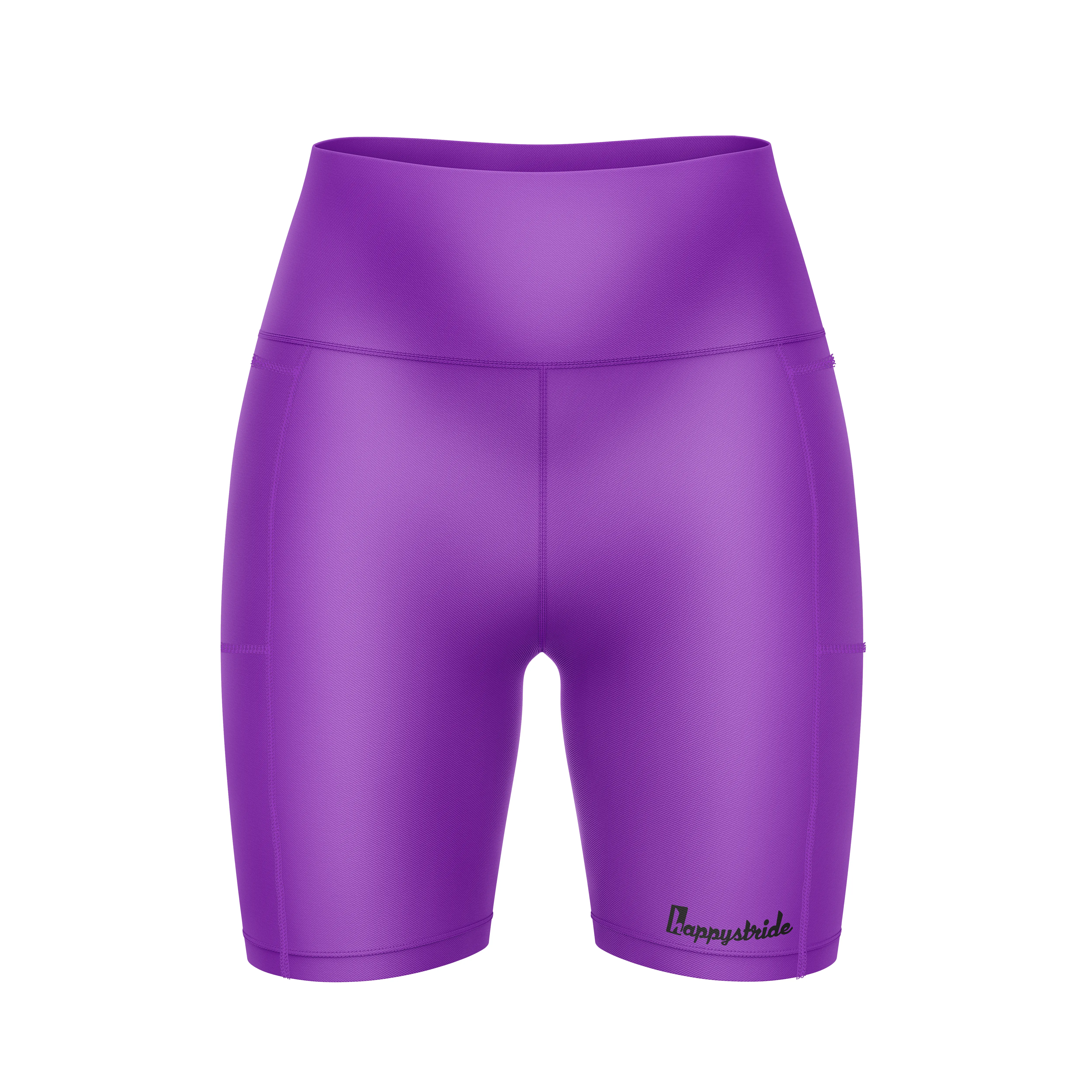 ''Basic b*tch'' purple fitted shorts