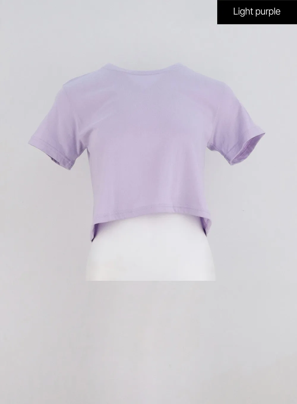 Basic Cotton Crop Tee IG313