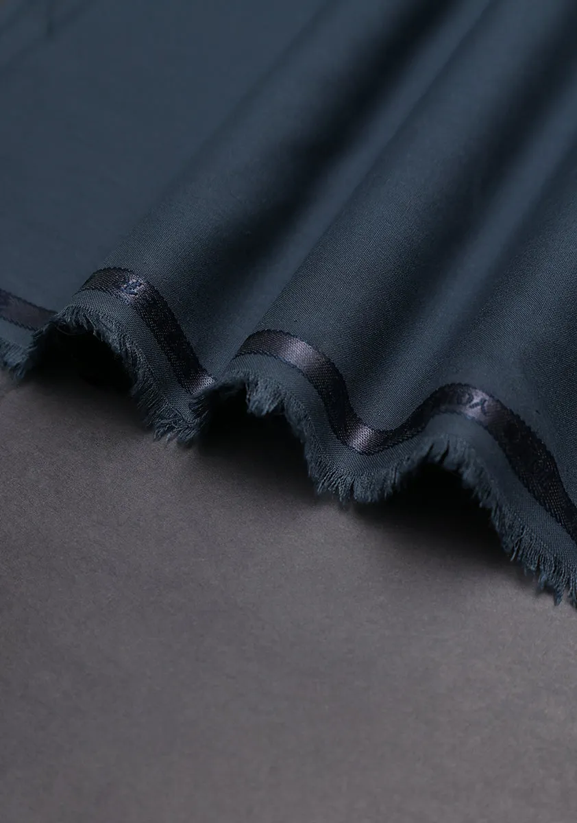 Basic Poly Viscose Ebony Fabric