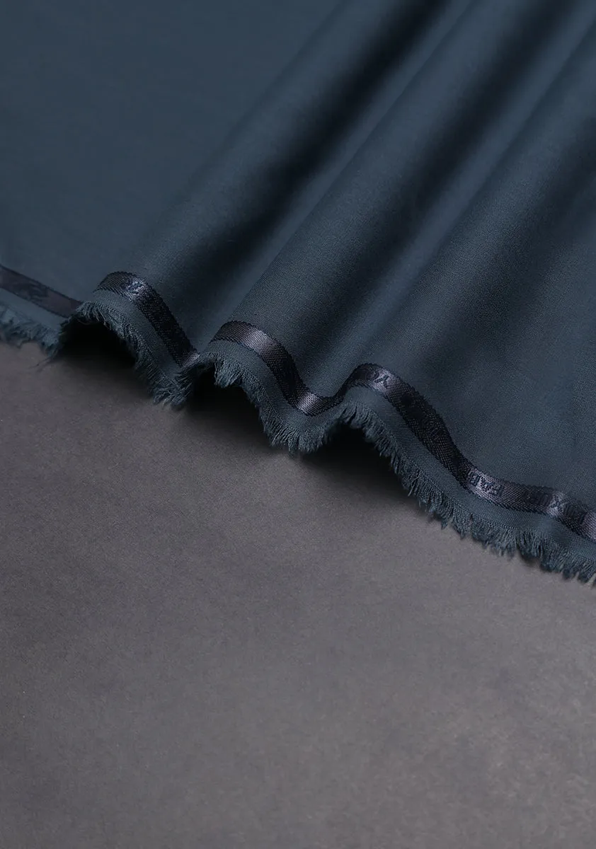 Basic Poly Viscose Ebony Fabric