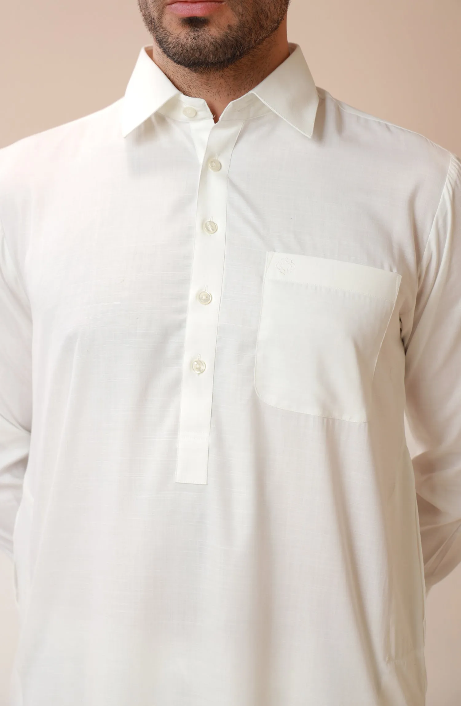 Basic Shirt Collar Shalwar Suit