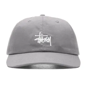 Basic Stock Low Pro Cap - Grey