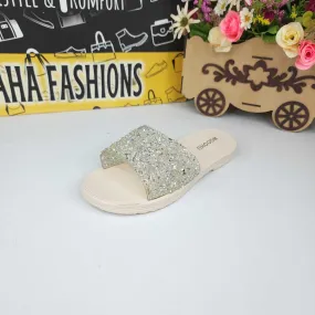 Beige Studs Slippers