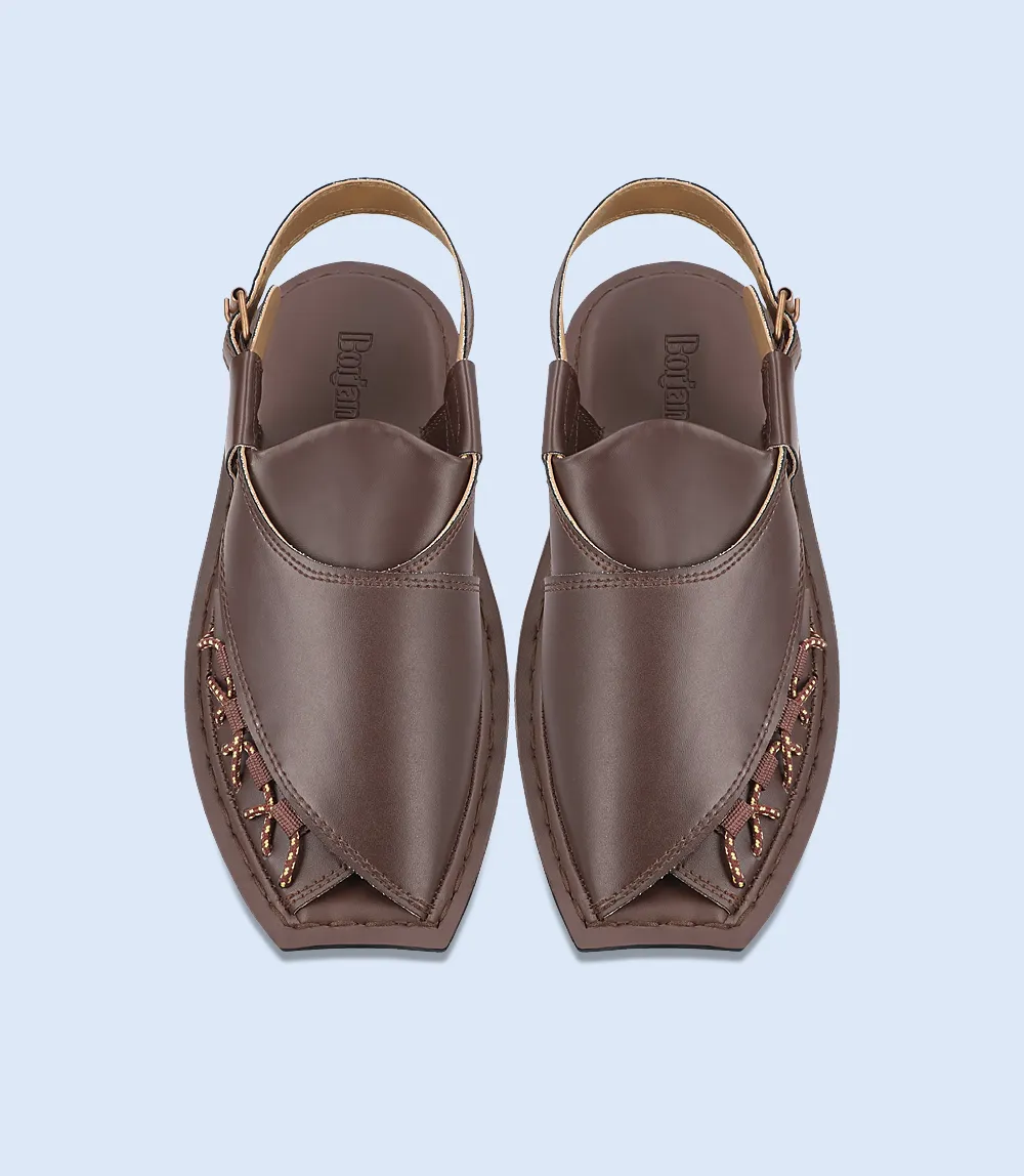 BM4943-BROWN-Men Peshawari's