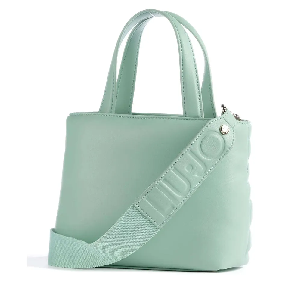 Borsa Donna a Mano LIU JO Better Trapuntata Dust Jade con Charm