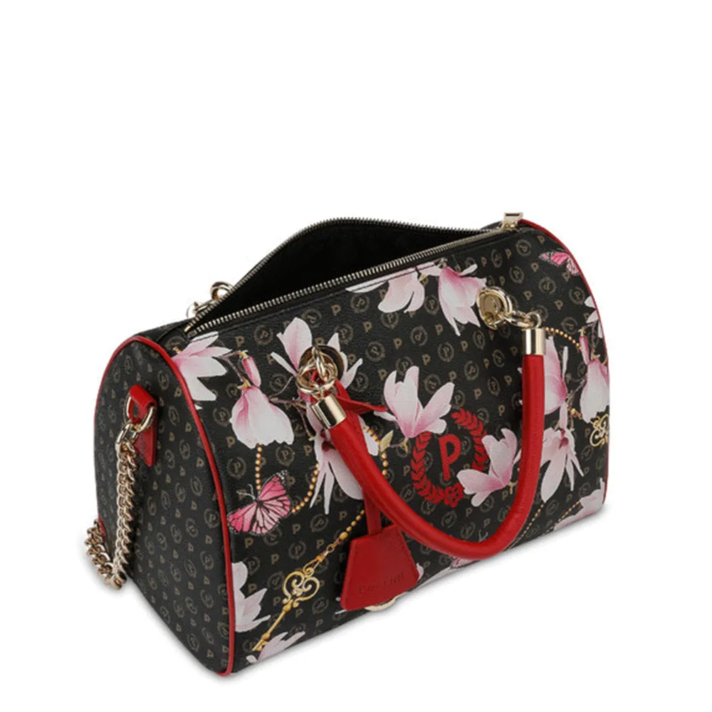 Borsa Donna Bauletto POLLINI Linea Heritage Secret Garden Nero Lacca