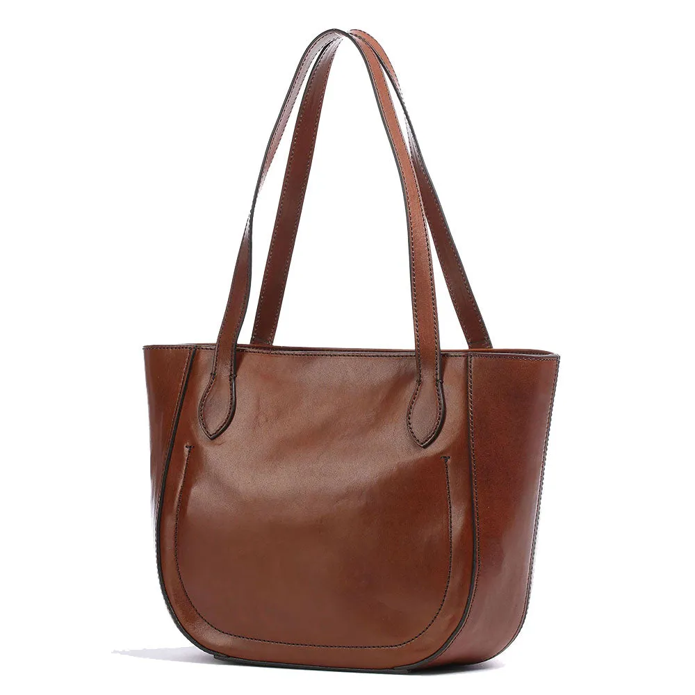 Borsa Donna Shopper THE BRIDGE linea Bettina in Pelle Marrone