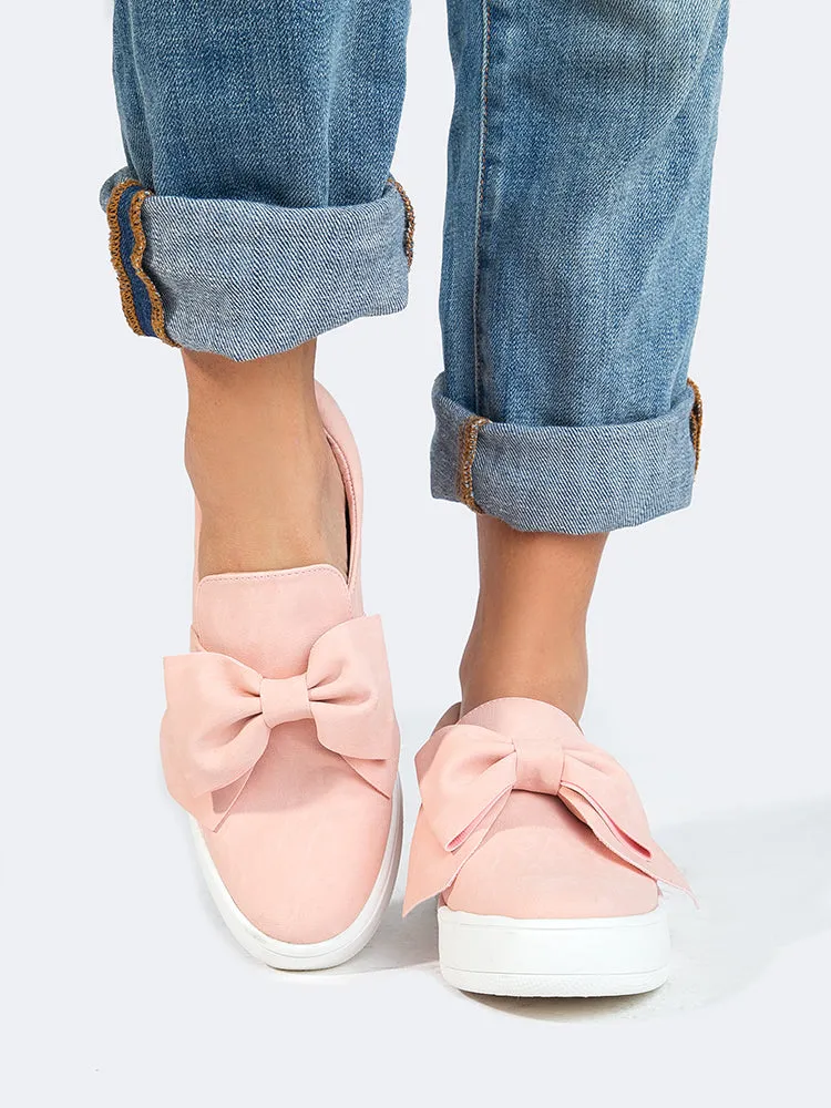 Bow Slip On Sneakers