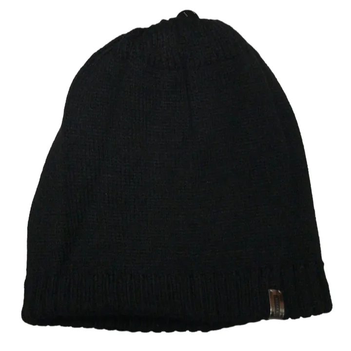 Brekka women's reversible beanie hat BRFK2279 black. One size