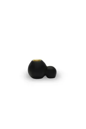 BUBBLE Petite Candleholder in Black