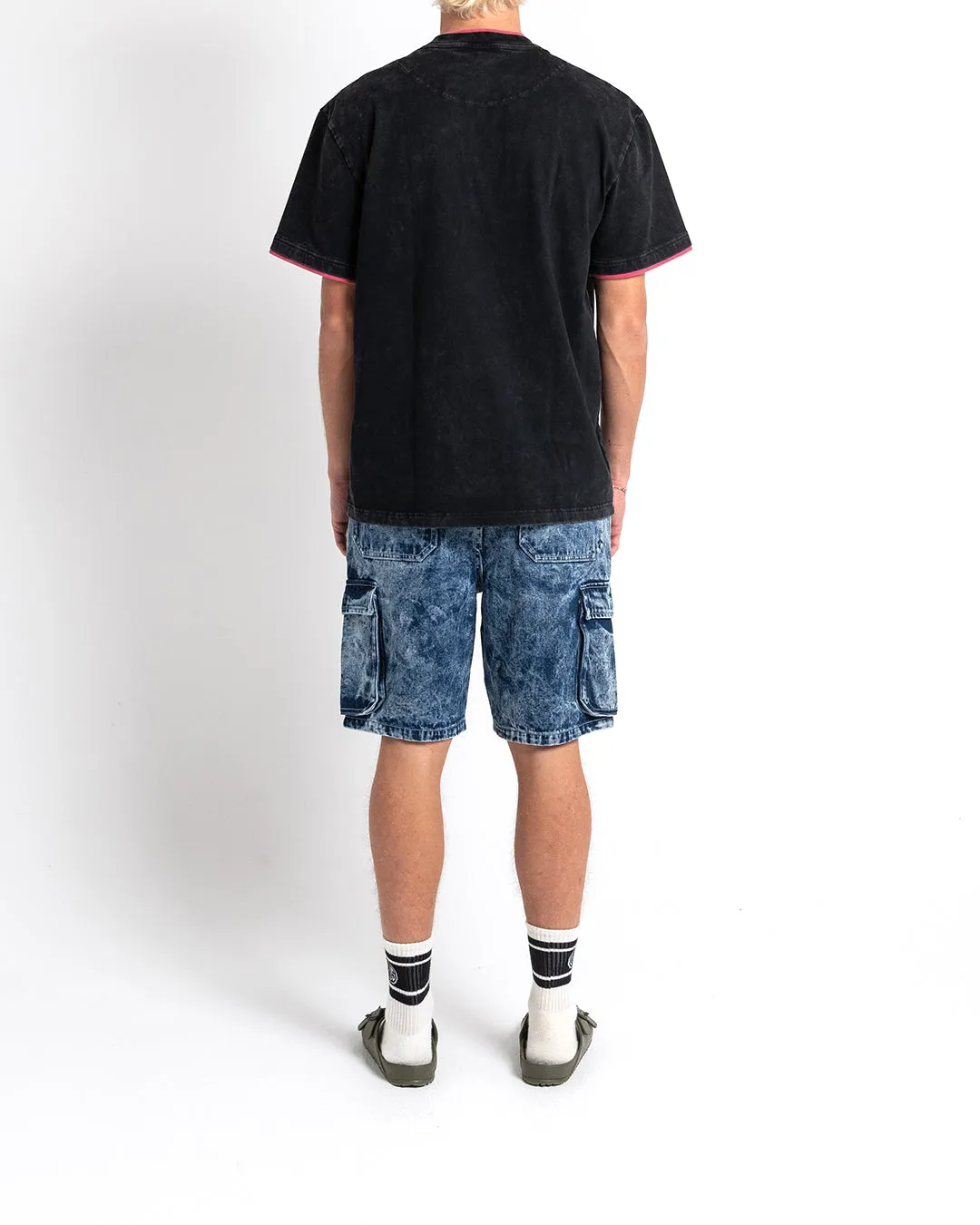 Burly Cargo Short - Mid Indigo