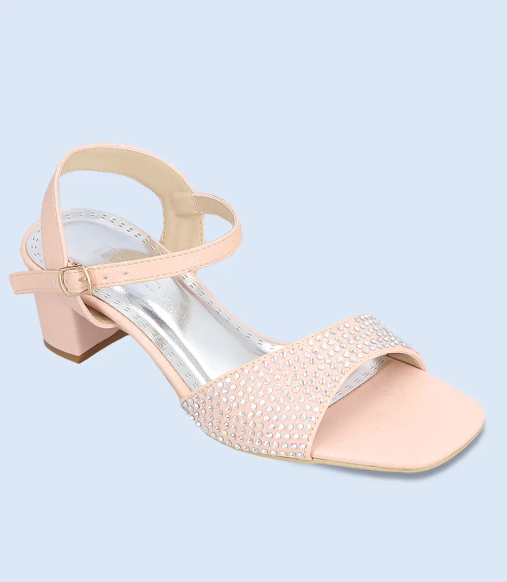 BW8730-PINK-Women Formal Sandal Heels