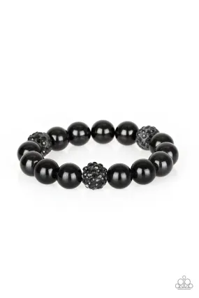 Cake Walk - Black Paparazzi Bracelet