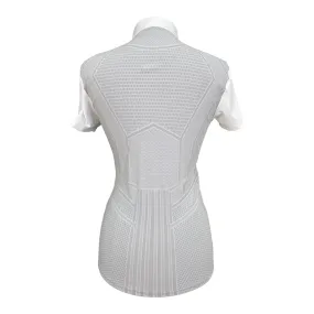 Cavalleria Toscana R-Evo Technical Knit Show Shirt in White - Women's XS