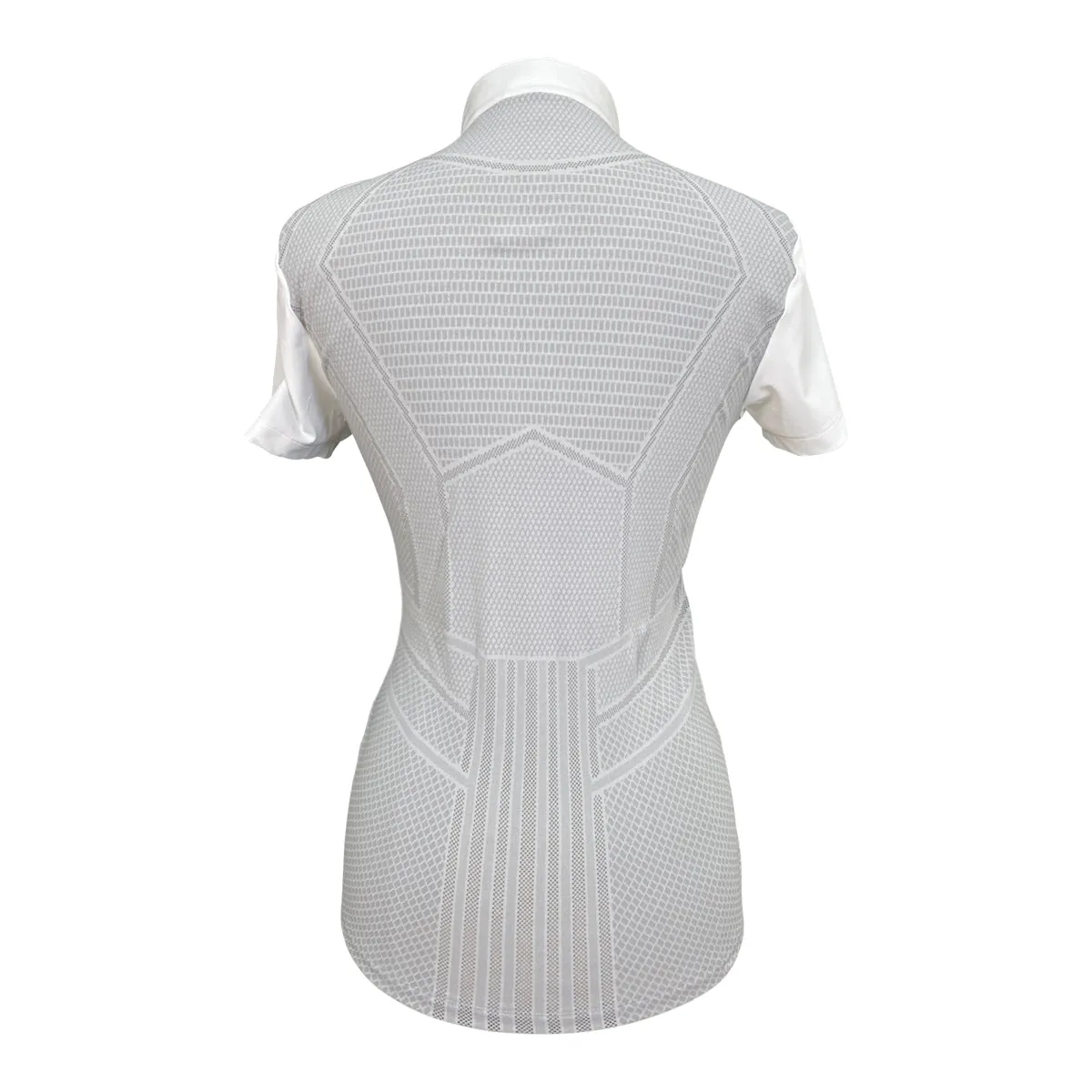 Cavalleria Toscana R-Evo Technical Knit Show Shirt in White - Women's XS