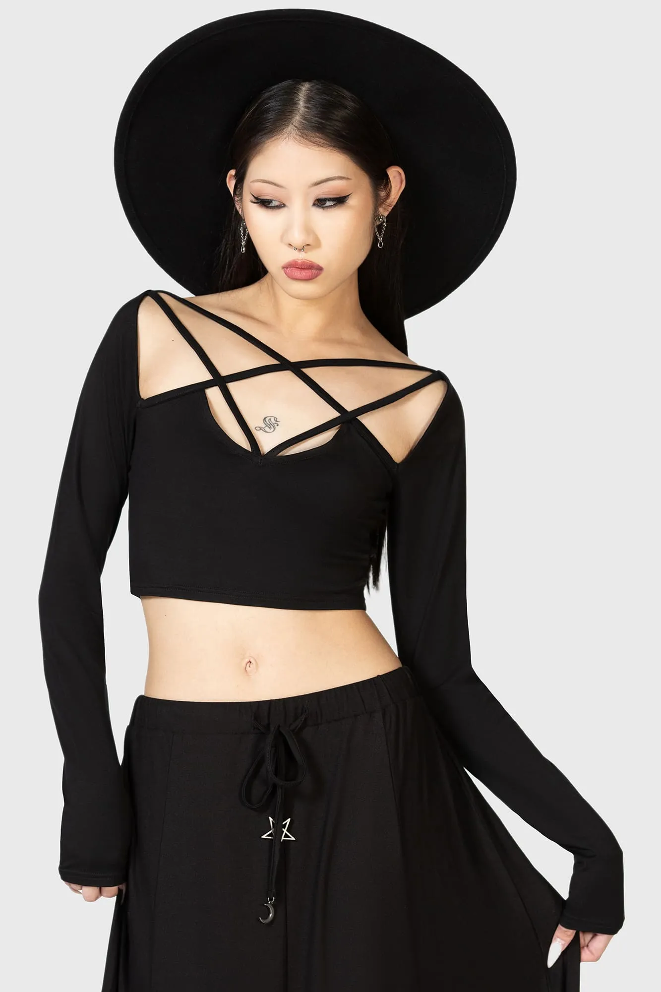 Celestial Night Crop Top