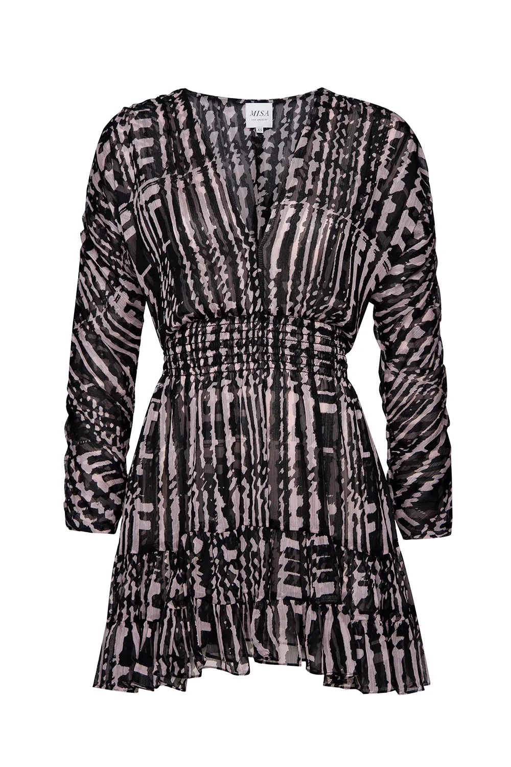 CHIARA MINI DRESS (HOLIDAY ABSTRACTION) - MISA