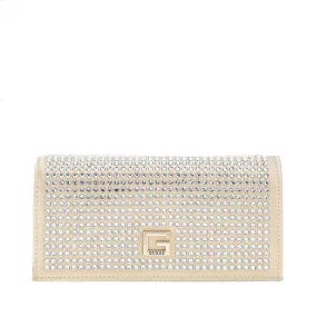 Clutch Donna a Mano GUESS Linea Gilded Glamour colore Pale Gold