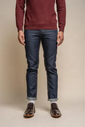 Cole Raw Stretch Slim Fit Jeans