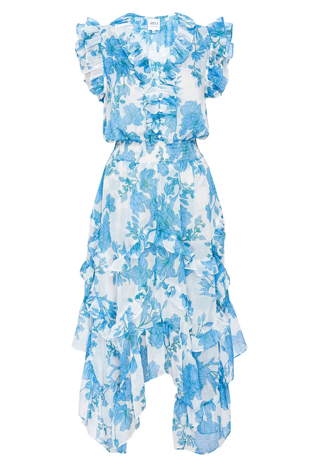 DAKOTA DRESS (TURQUOISE FLORAL) - MISA