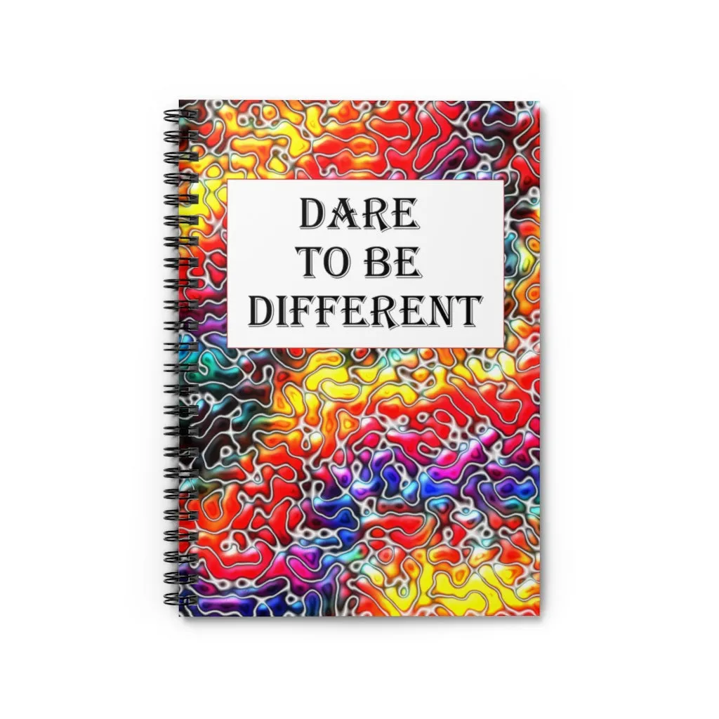 Dare To Be Different, Spiral Lined Notebook (C)