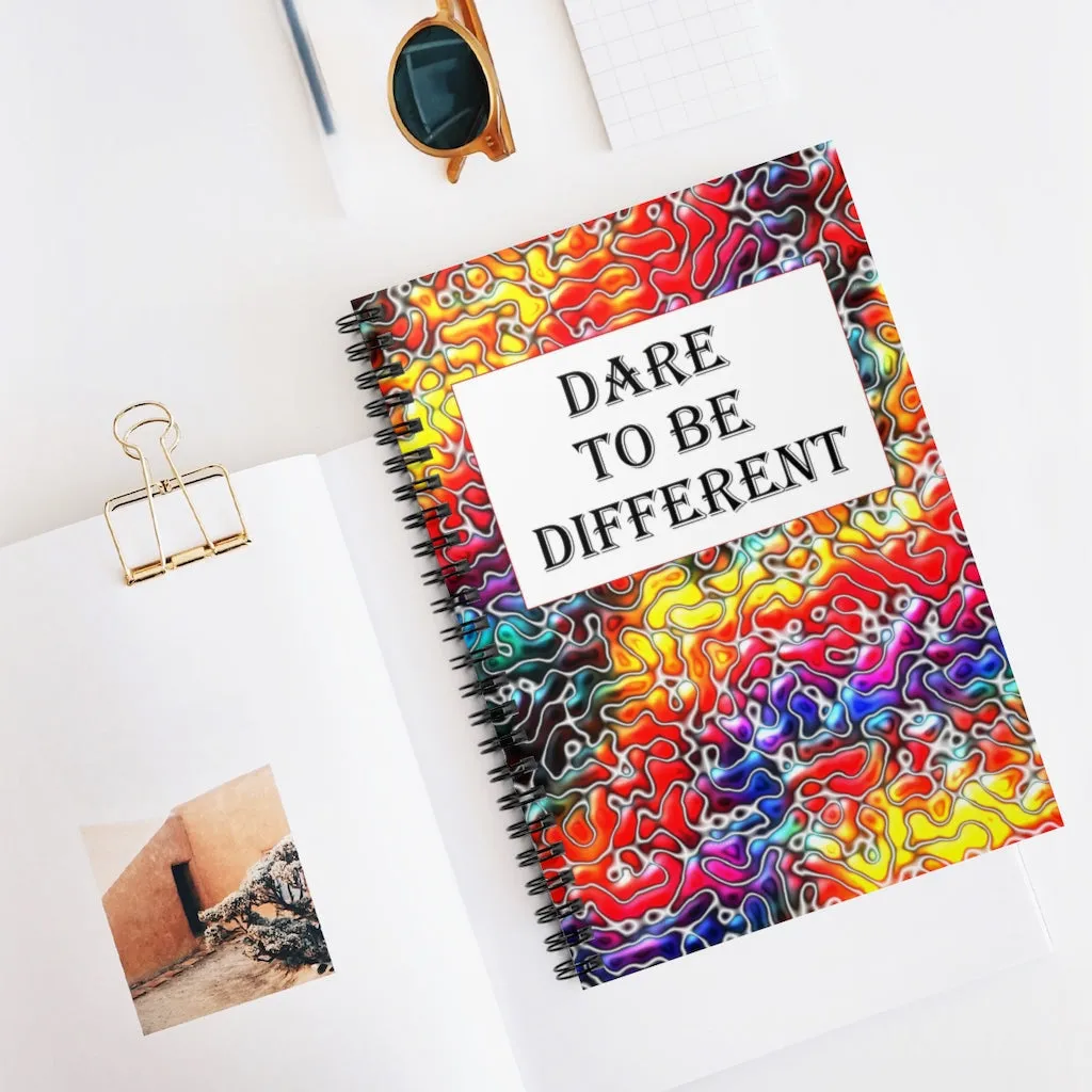 Dare To Be Different, Spiral Lined Notebook (C)