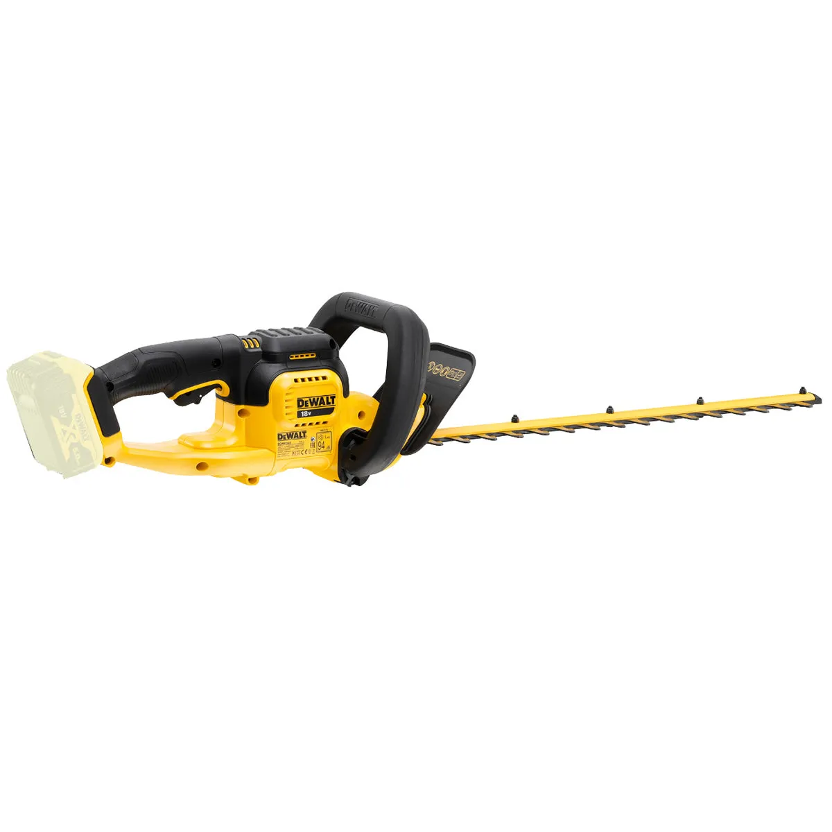 DeWalt DCMHT563N 18V XR 550mm Hedge Trimmer with 1 x 5.0Ah Battery & Charger