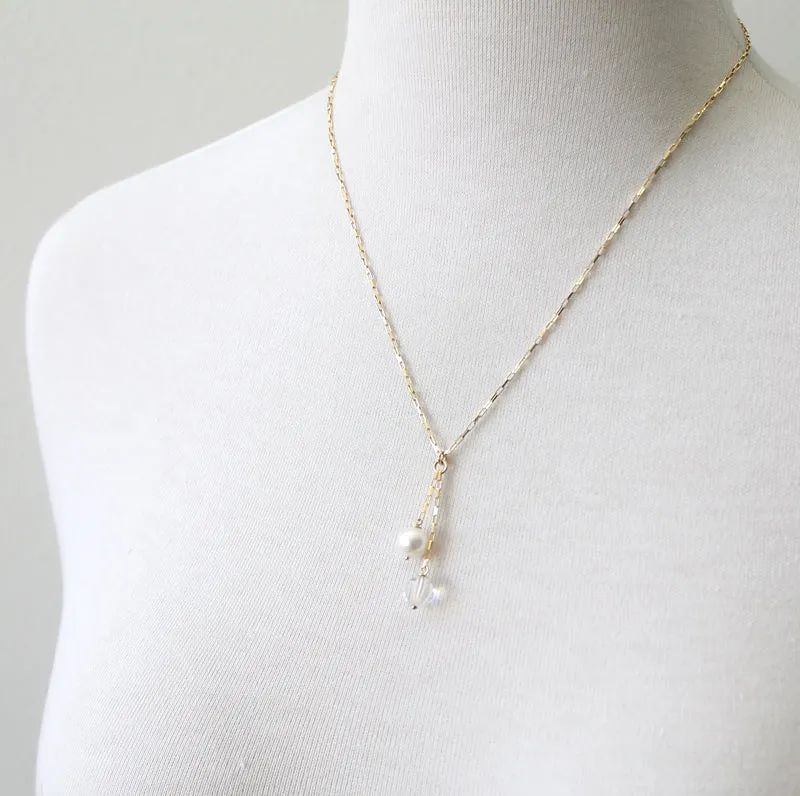 Disco Quartz Necklace