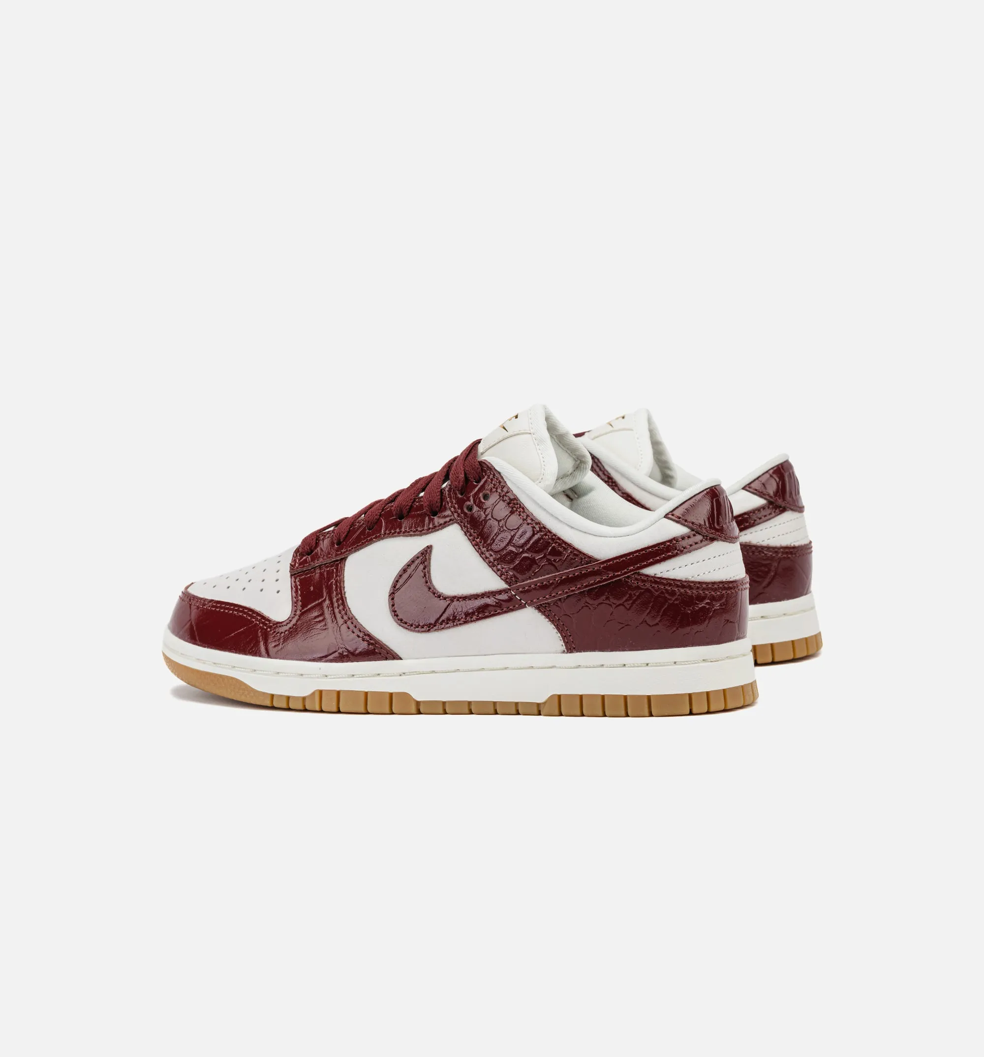 Dunk Low LX Womens Lifestyle Shoe - Phantom/Dark Team Red/Sail/Gum Light Brown