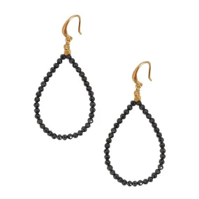 EARRING STONE OLLY ONYX