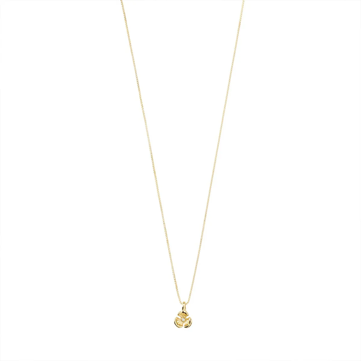 Echo Gold Plated Flower Necklace