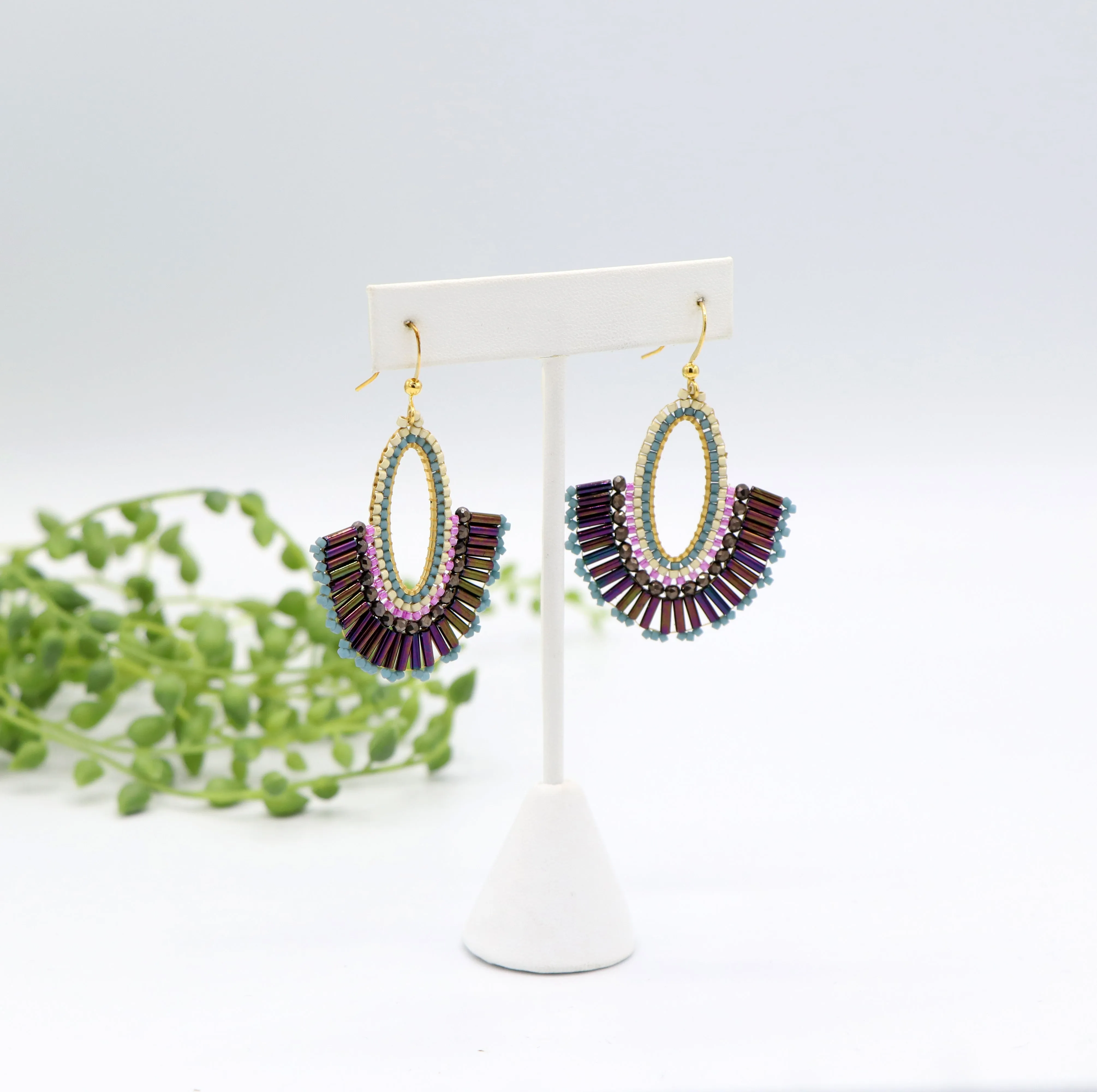 Eliza Earrings Blue