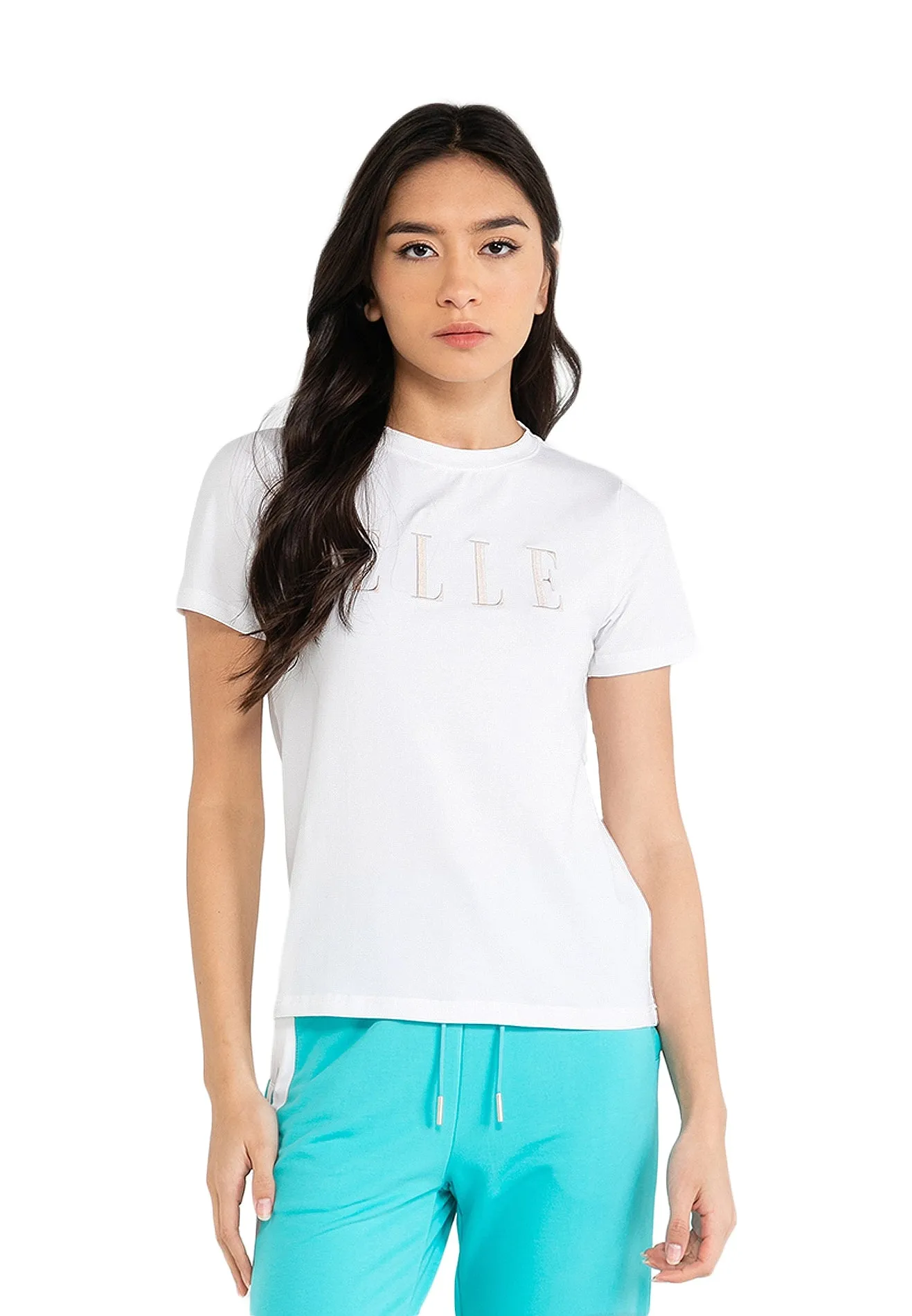 ELLE Leisure Logo Basic Cotton Tee