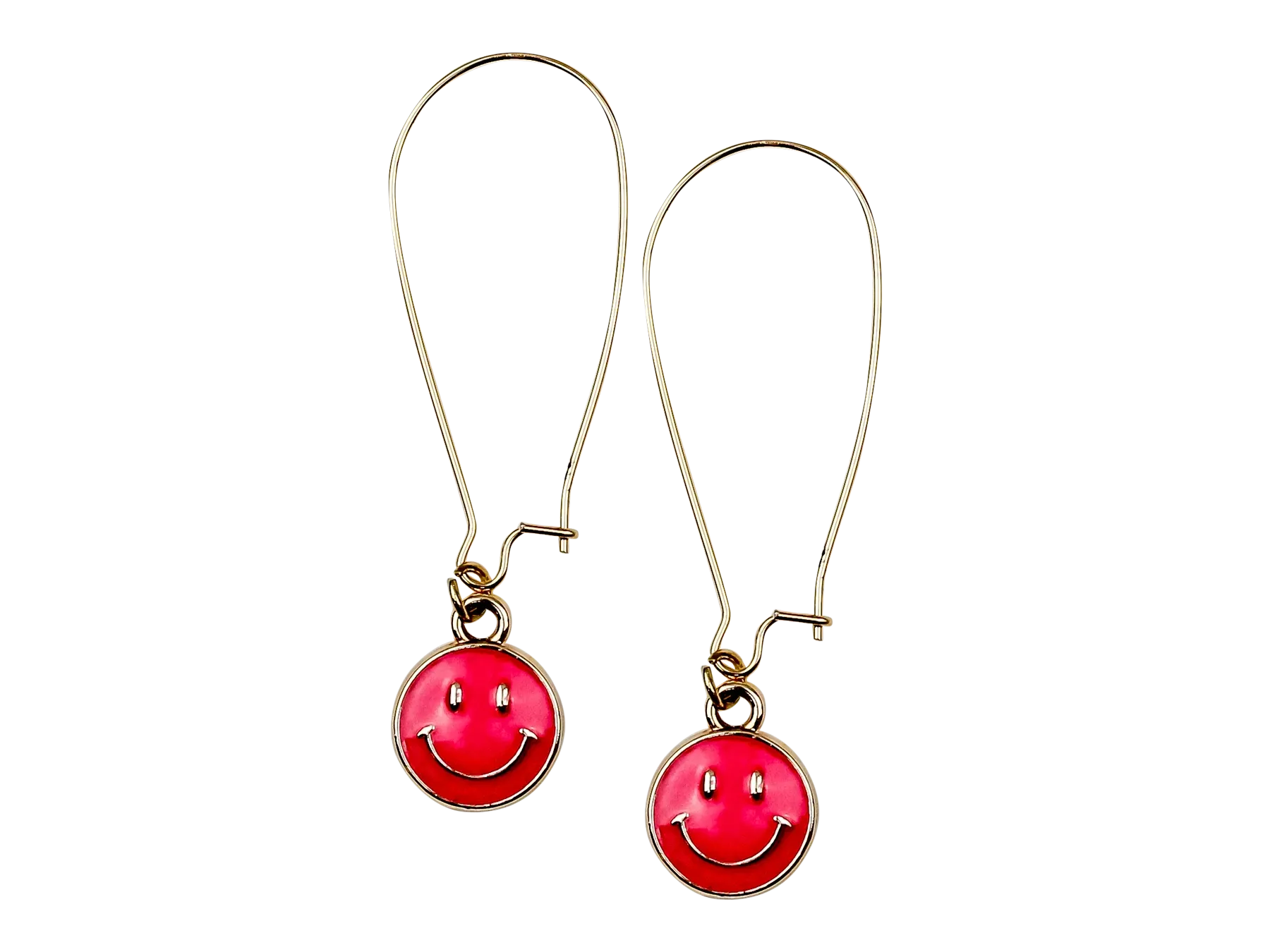 Erimish Smiley Face Dangle Earrings