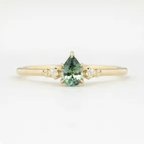 Estel Ring 0.40ct Green Montana Sapphire Ring