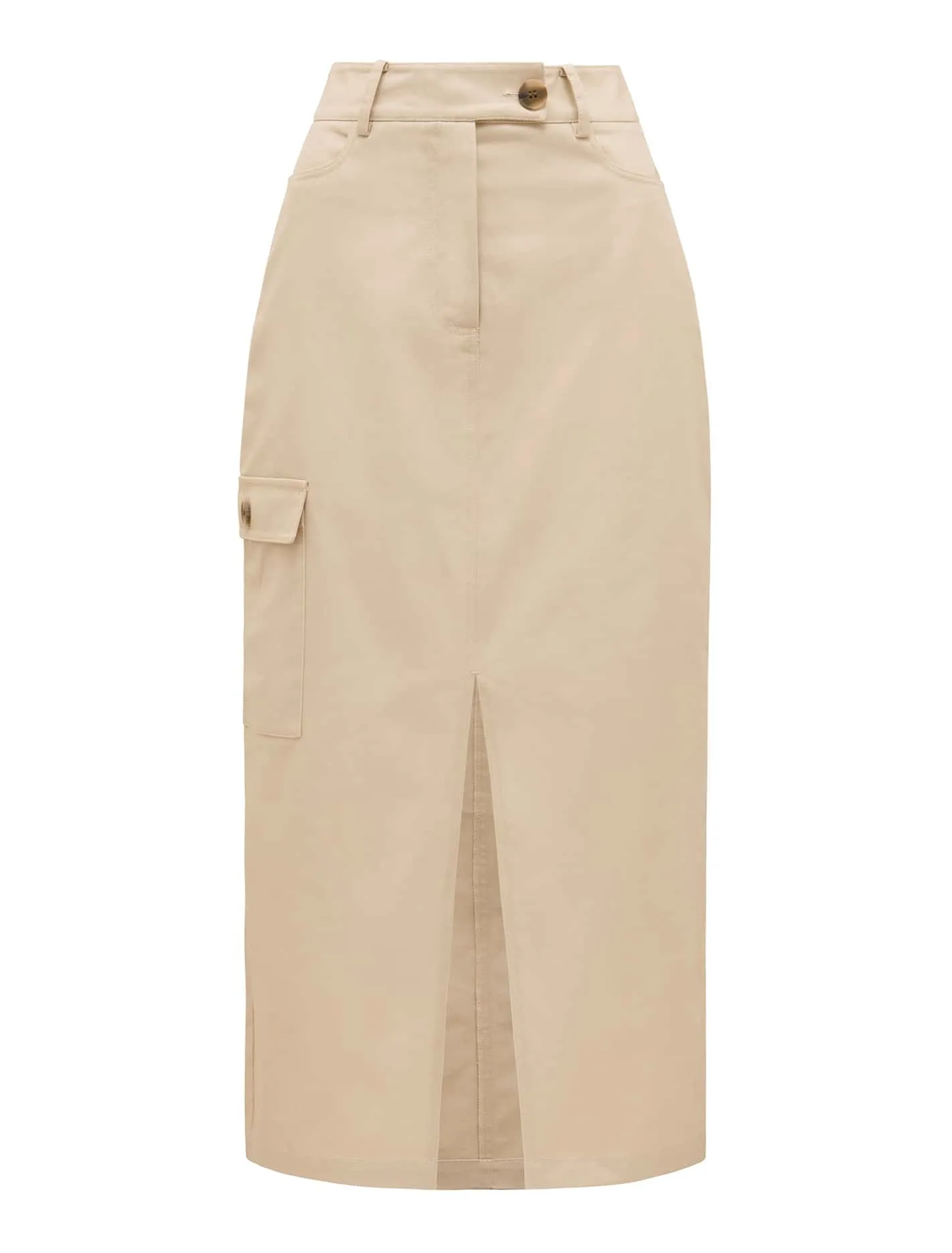 Evelyn Split Midi Skirt