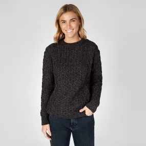 Fearnóg - Ladies Aran Crew Neck Sweater