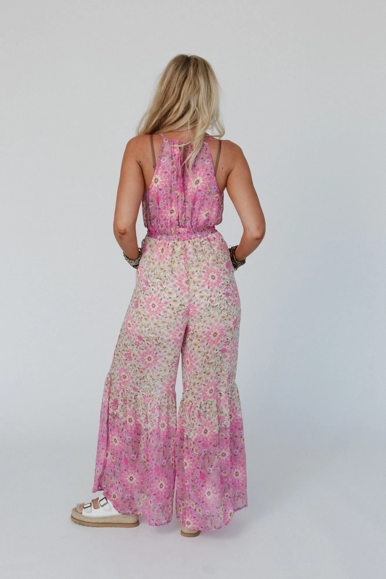 Flower Days Jumpsuit - Cream