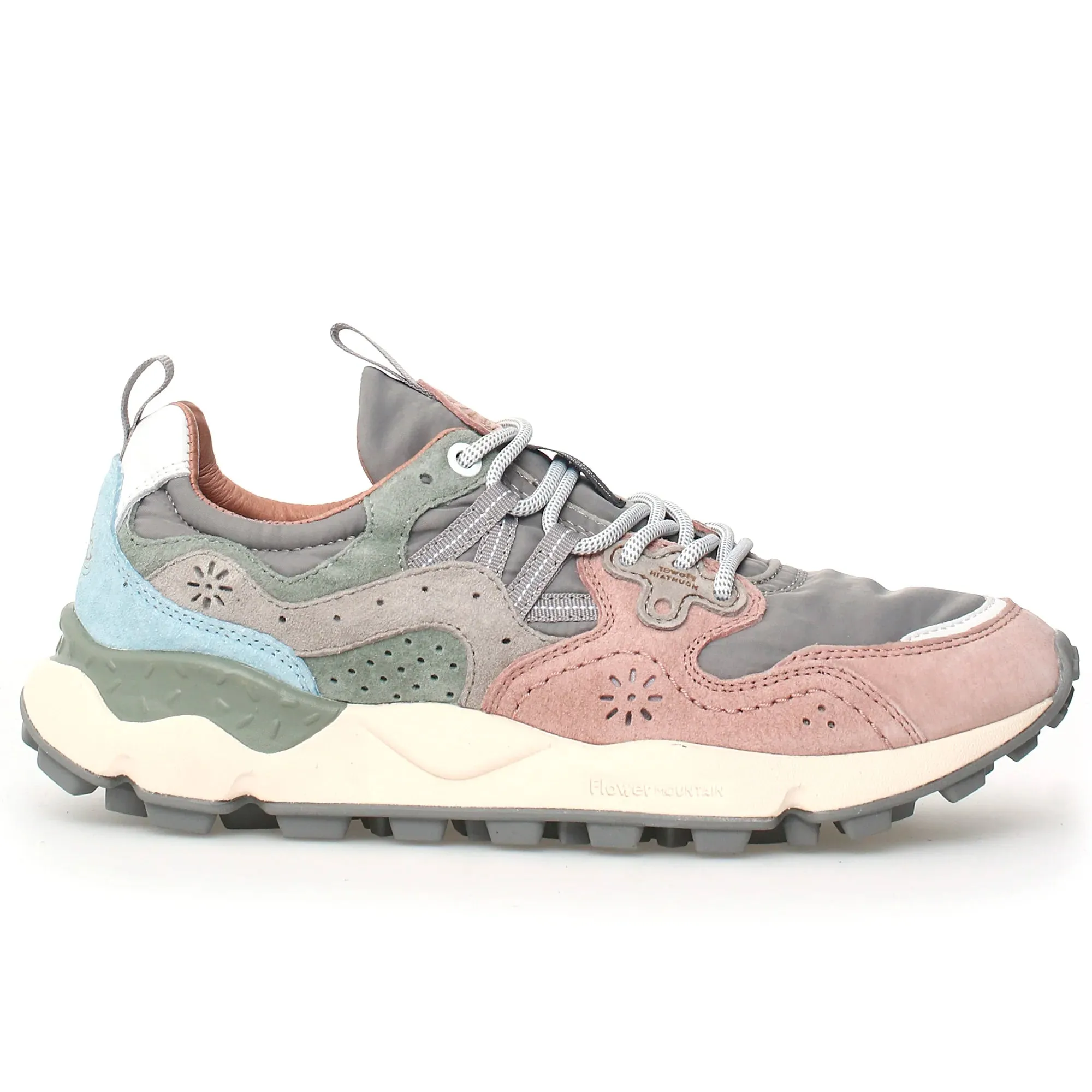 Flower Mountain Yamano 3 Trainers - Pink / Grey