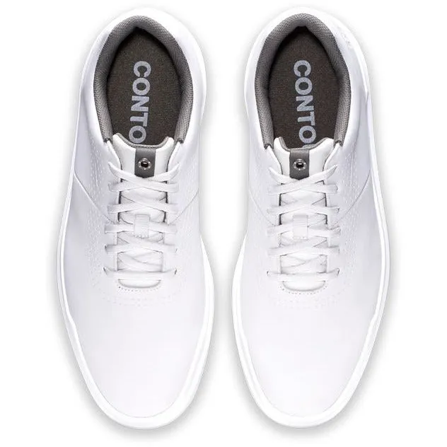 Footjoy Chaussures de golf Contour casual blanche