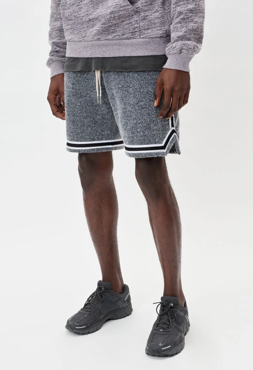 Fur Terry Game Shorts / Charcoal