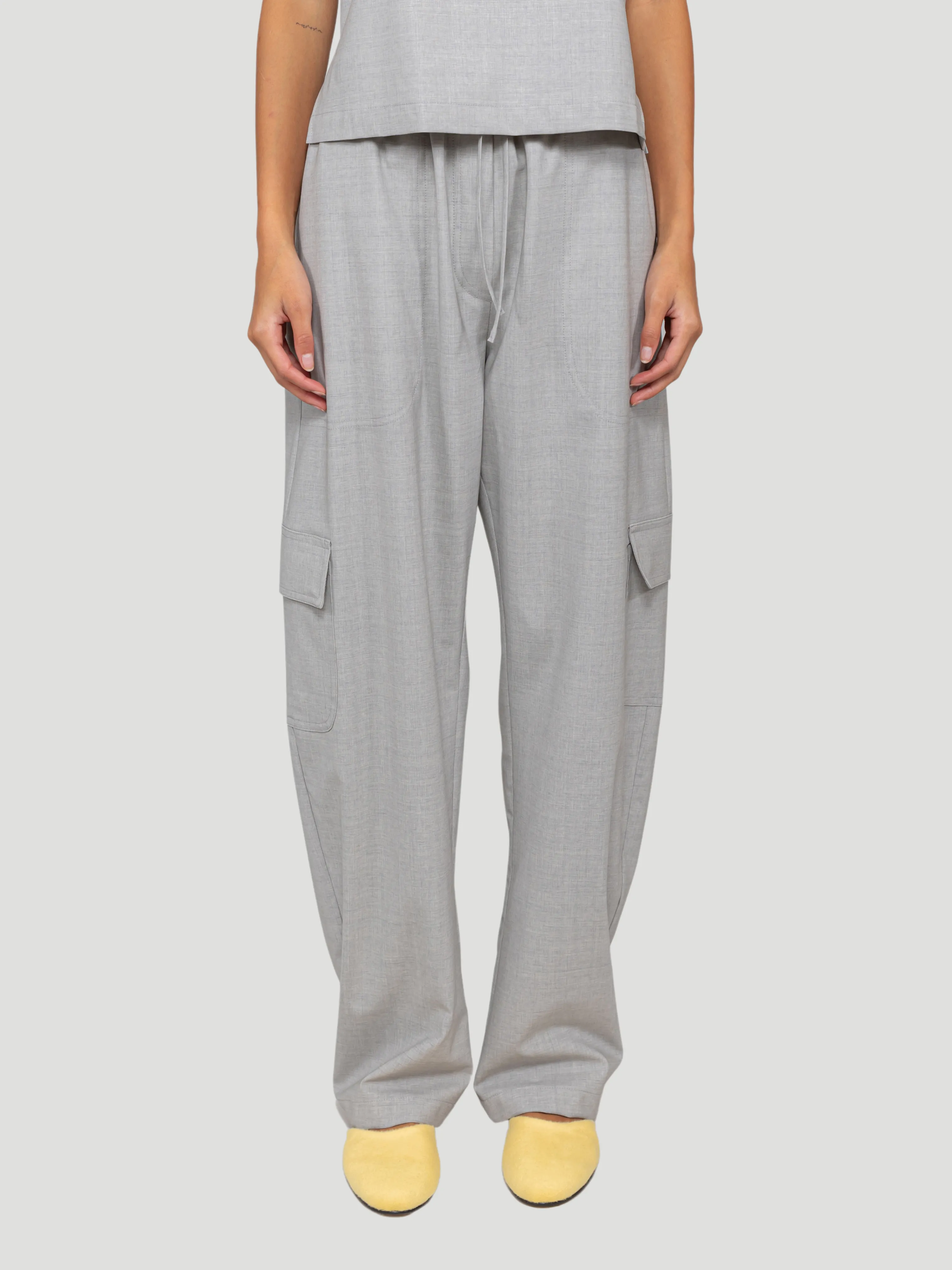 Grey Jane Cargo Trouser